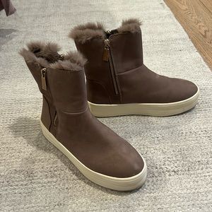 COPY - J Slides- Booties, Taupe color
